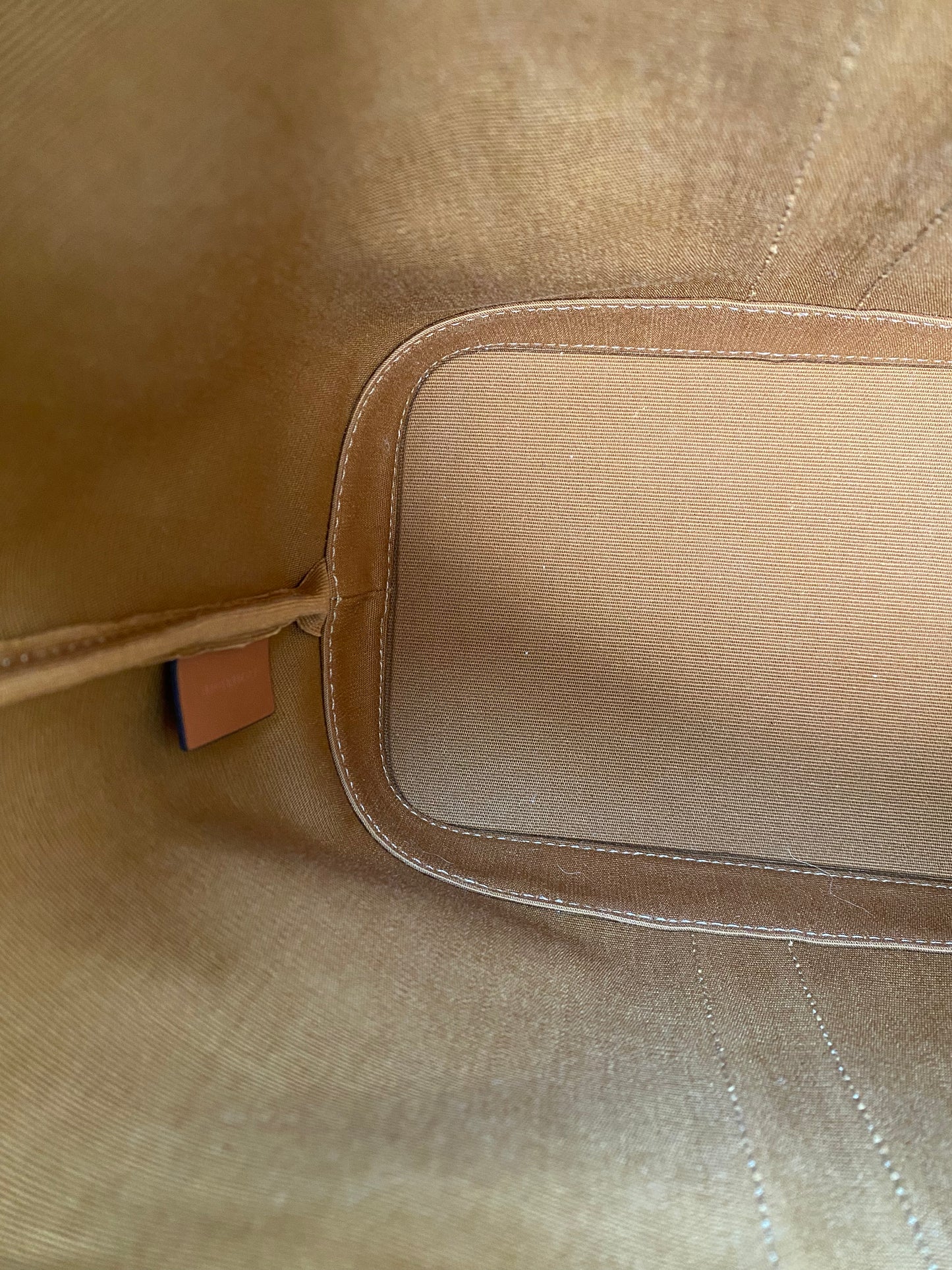 Celine Triomphe & Tan Small Bucket Bag GHW