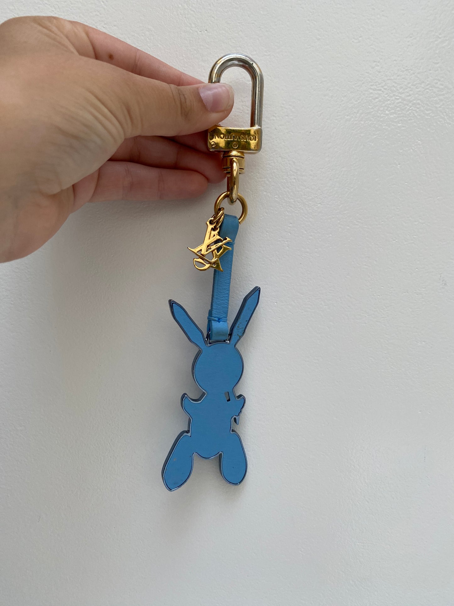 Louis Vuitton x Jeff Koons Rabbit Charm Blue