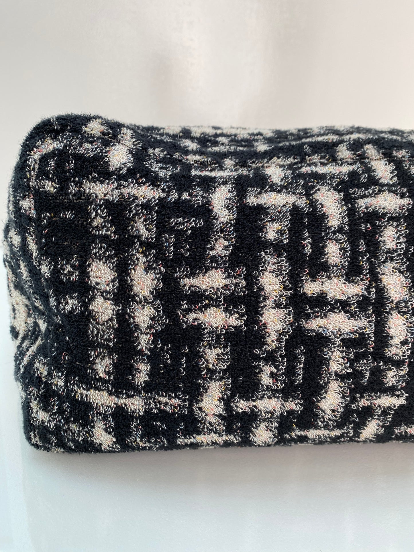 Chanel Black/Grey Towel Bag with Pouch