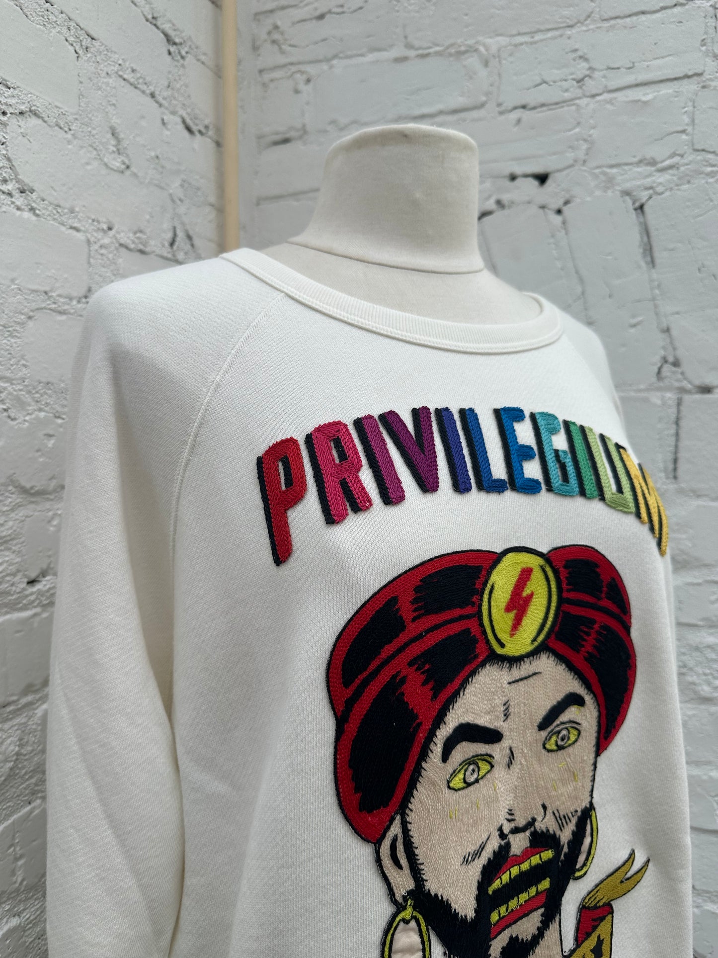 Gucci “Magic Gucci” White Crewneck Sweatshirt, L