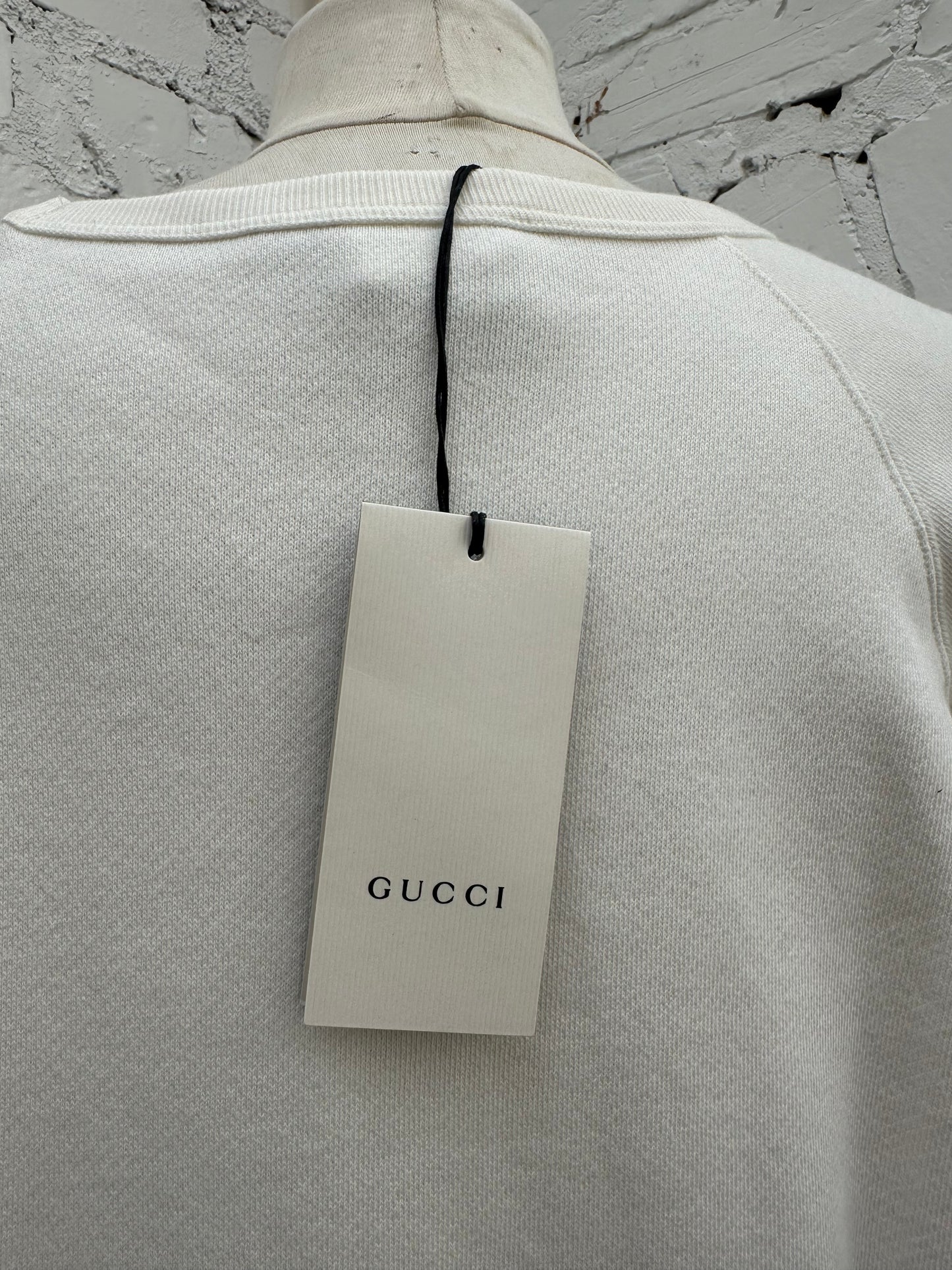 Gucci “Magic Gucci” White Crewneck Sweatshirt, L