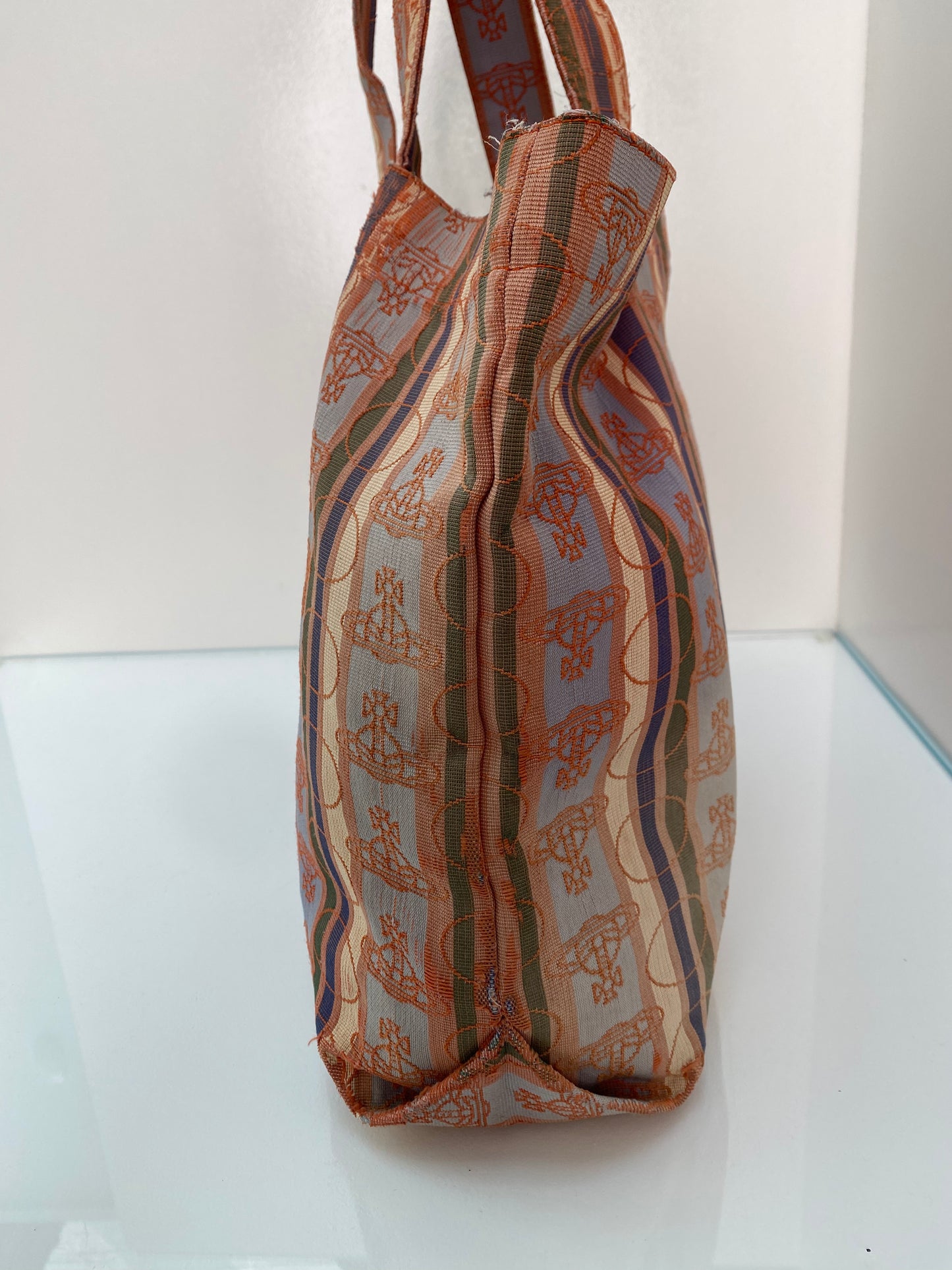 Vivienne Westwood Orange & Purple Tote Bag