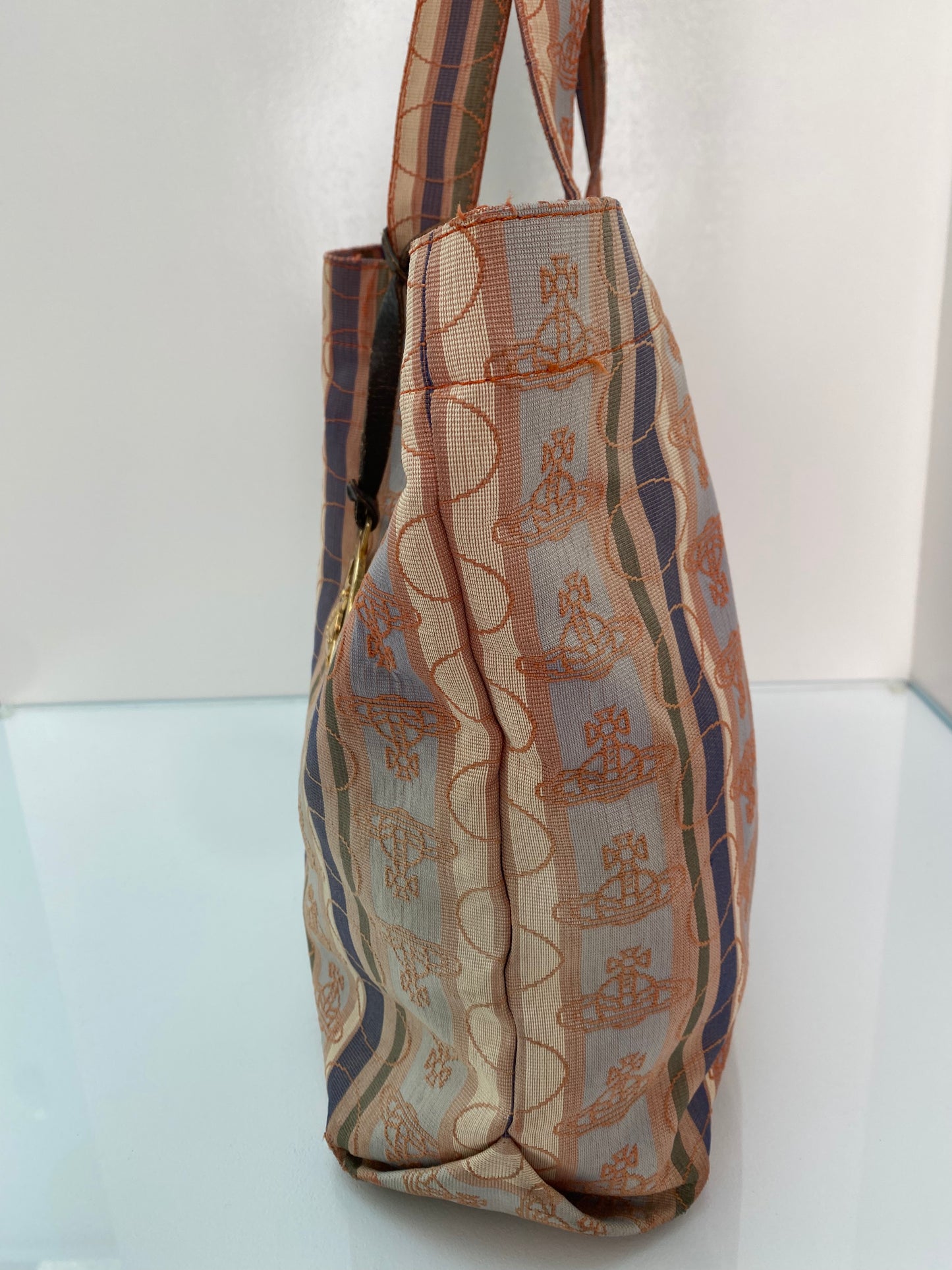 Vivienne Westwood Orange & Purple Tote Bag