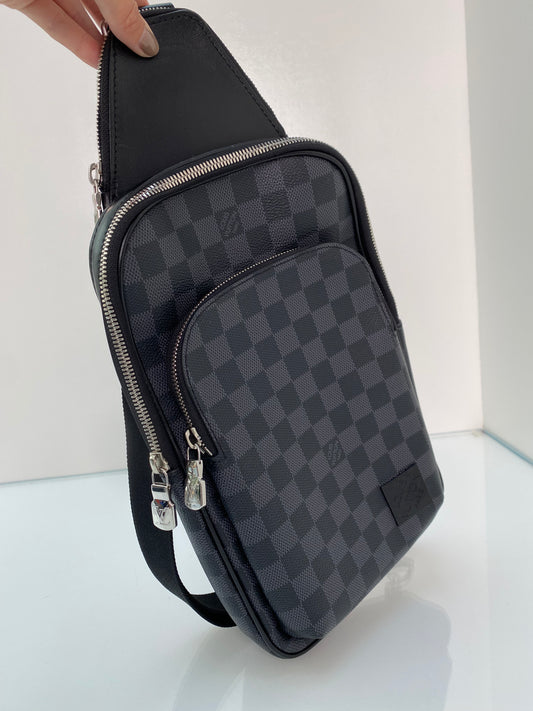Louis Vuitton Damier Graphite Sling Bag SHW