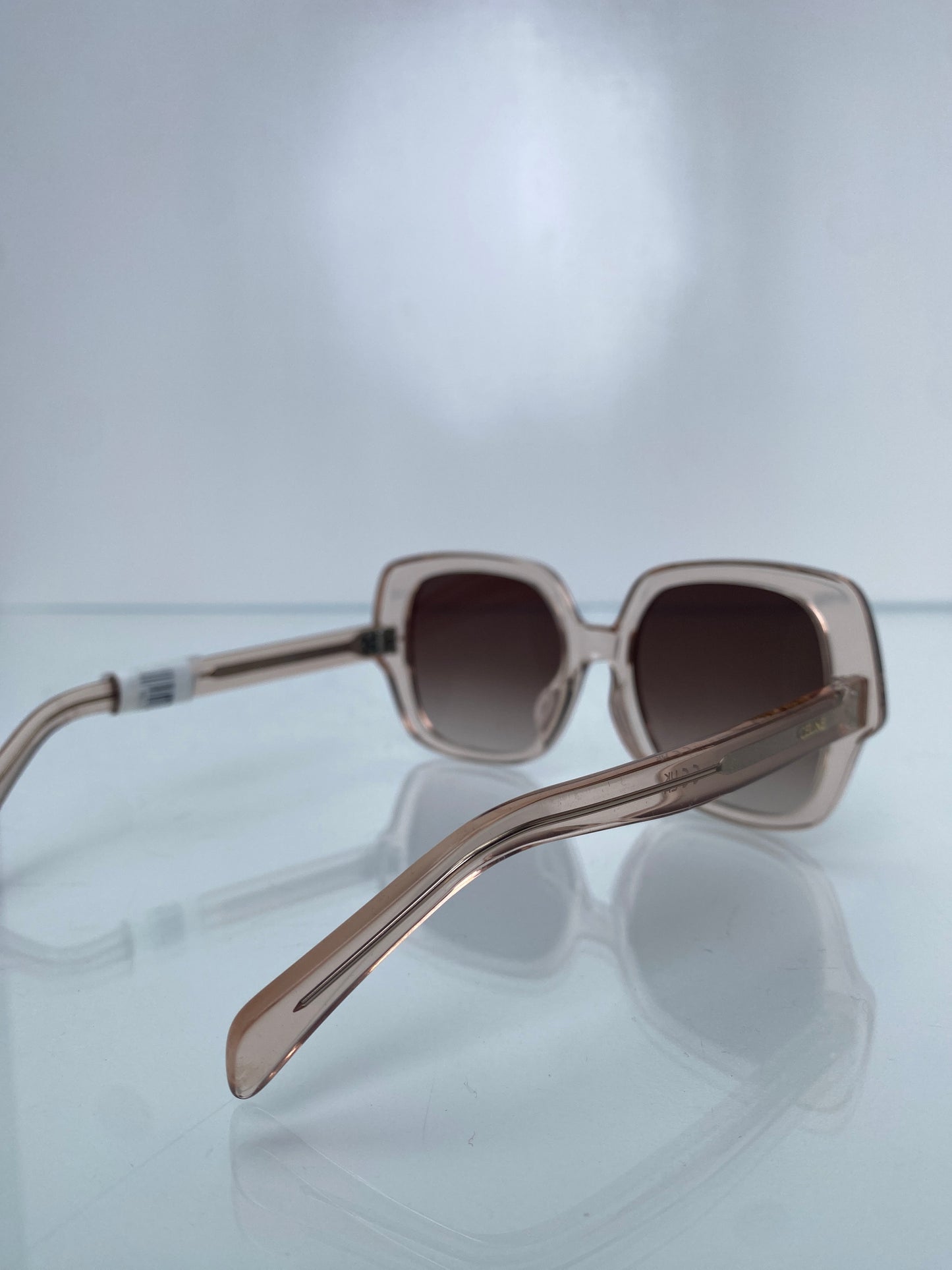 Celine Pink Acetate Square Sunglasses