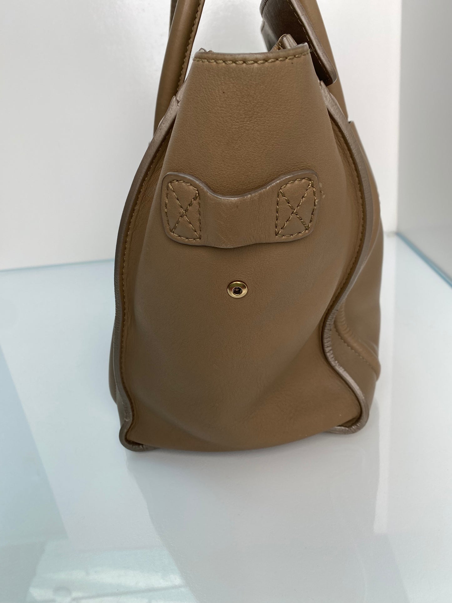 Celine Brown Luggage Mini Tote