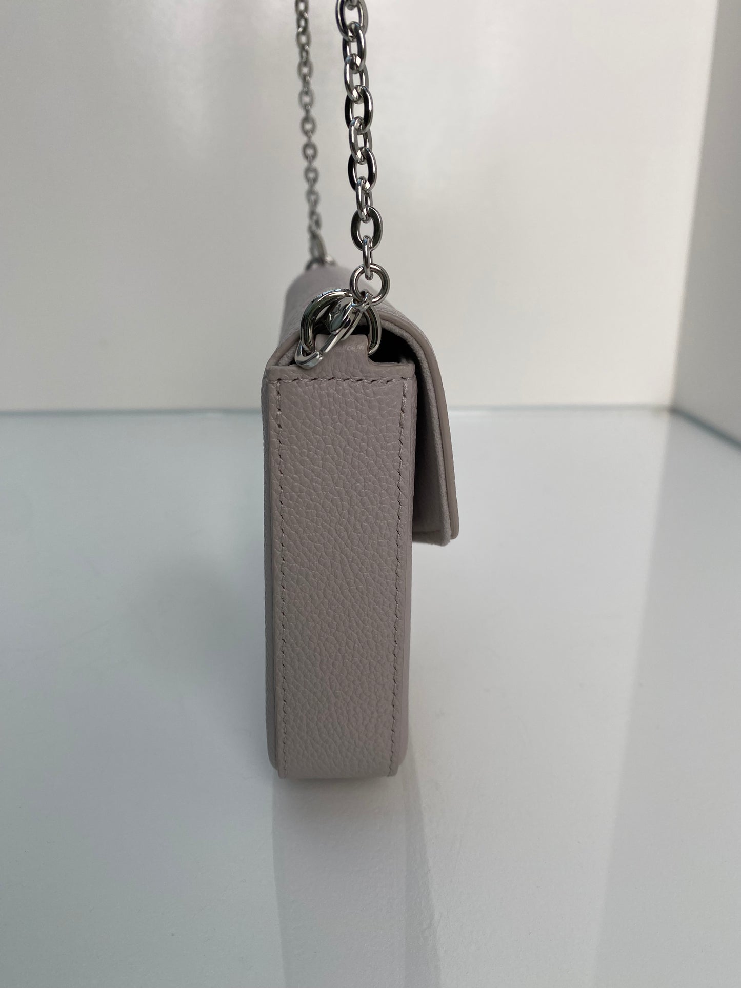 Louis Vuitton Grey Empreinte Pochette Félicie Bag SHW
