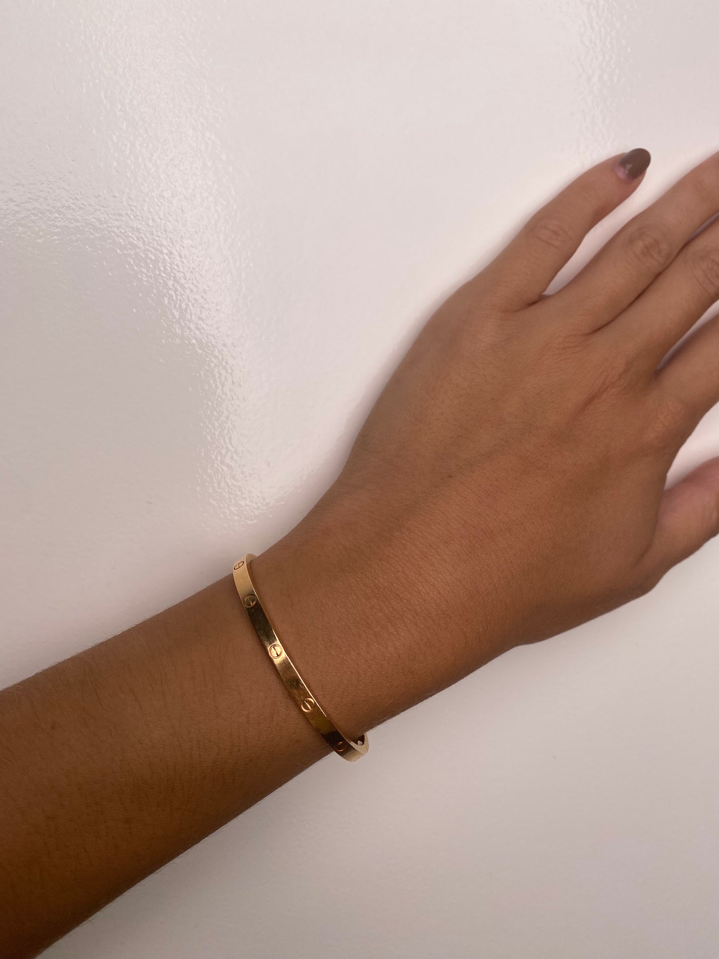 Cartier Love Bracelet Thin Yellow Gold 15