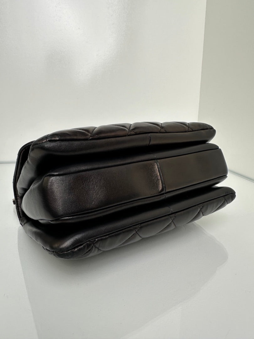 Chanel Black Lambskin Trendy Small Crossbody GHW