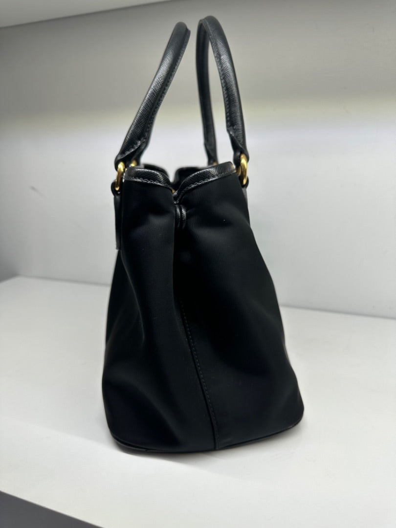 Prada Black Small Nylon Crossbody Bag GHW