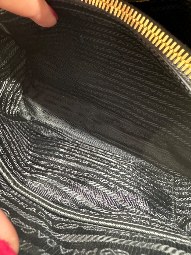 Prada Black Small Nylon Crossbody Bag GHW