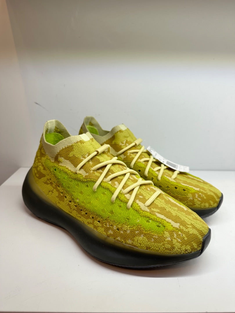 Yeezy Boost 380 Yellow & Grey Sneakers, Mens 9.5