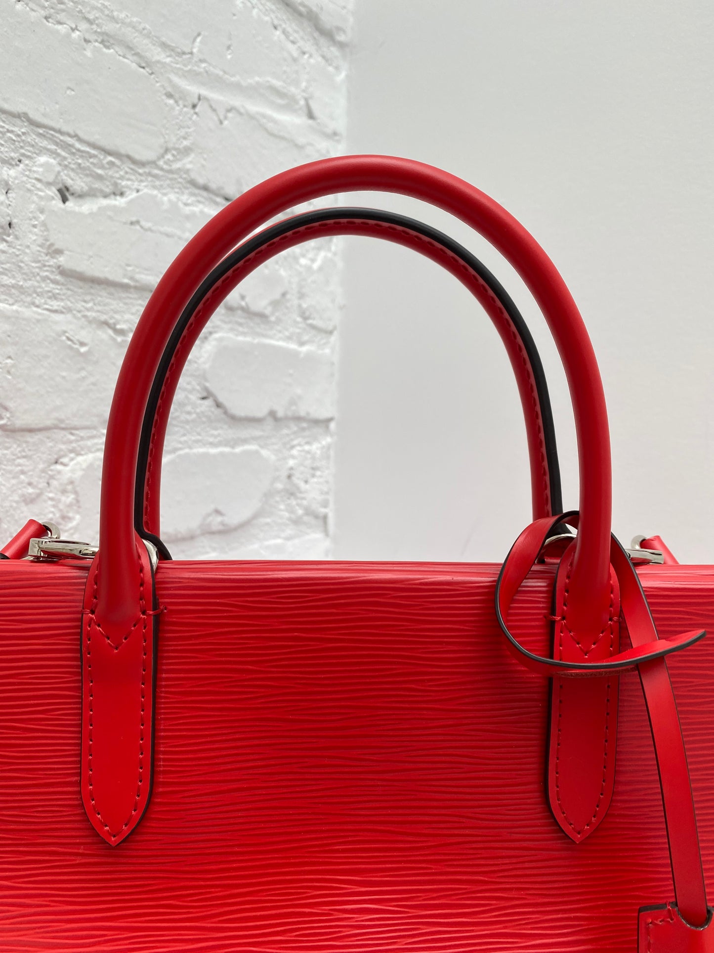 Louis Vuitton Red Epi Leather Tote