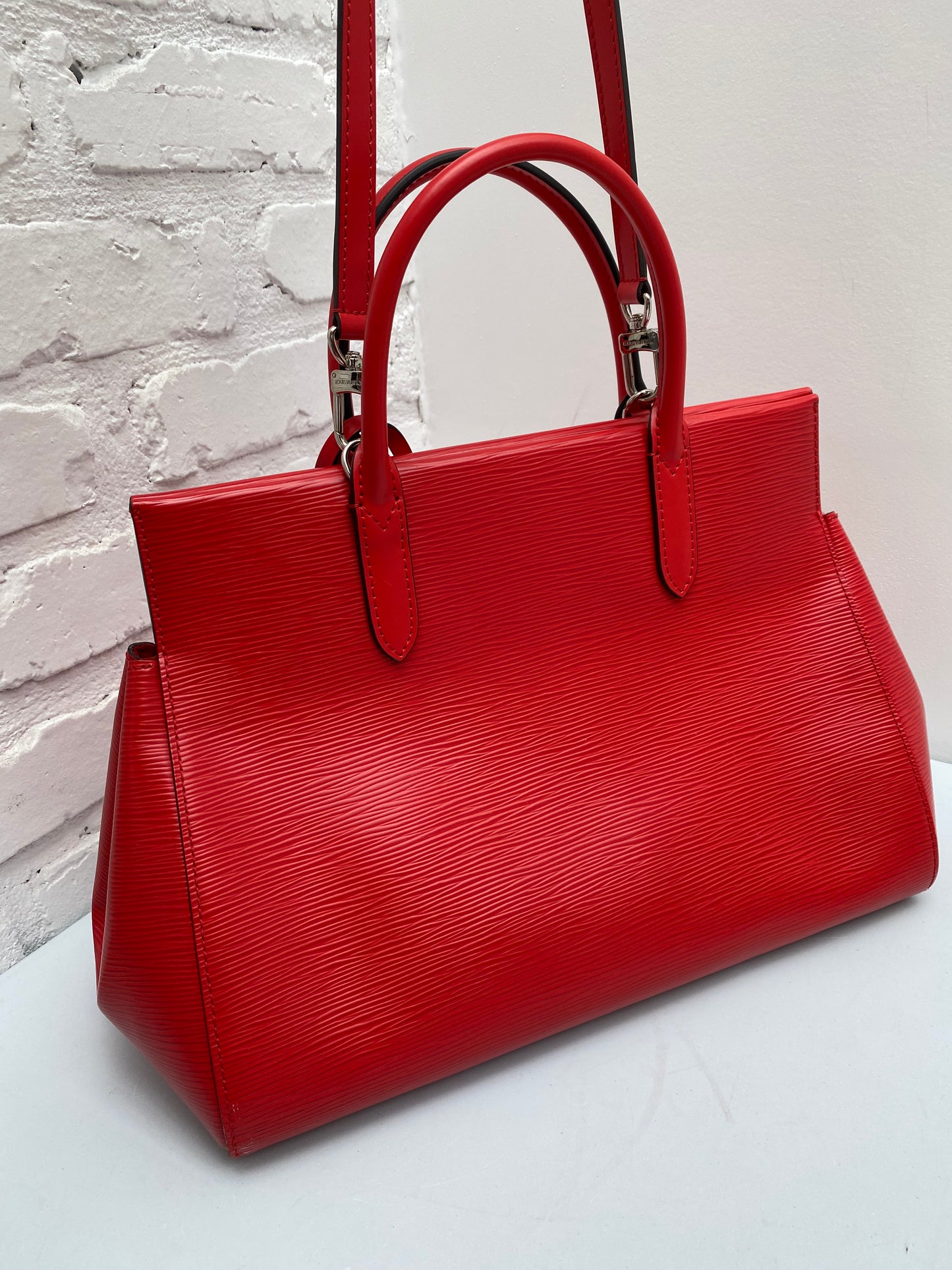 Louis Vuitton Red Epi Leather Tote