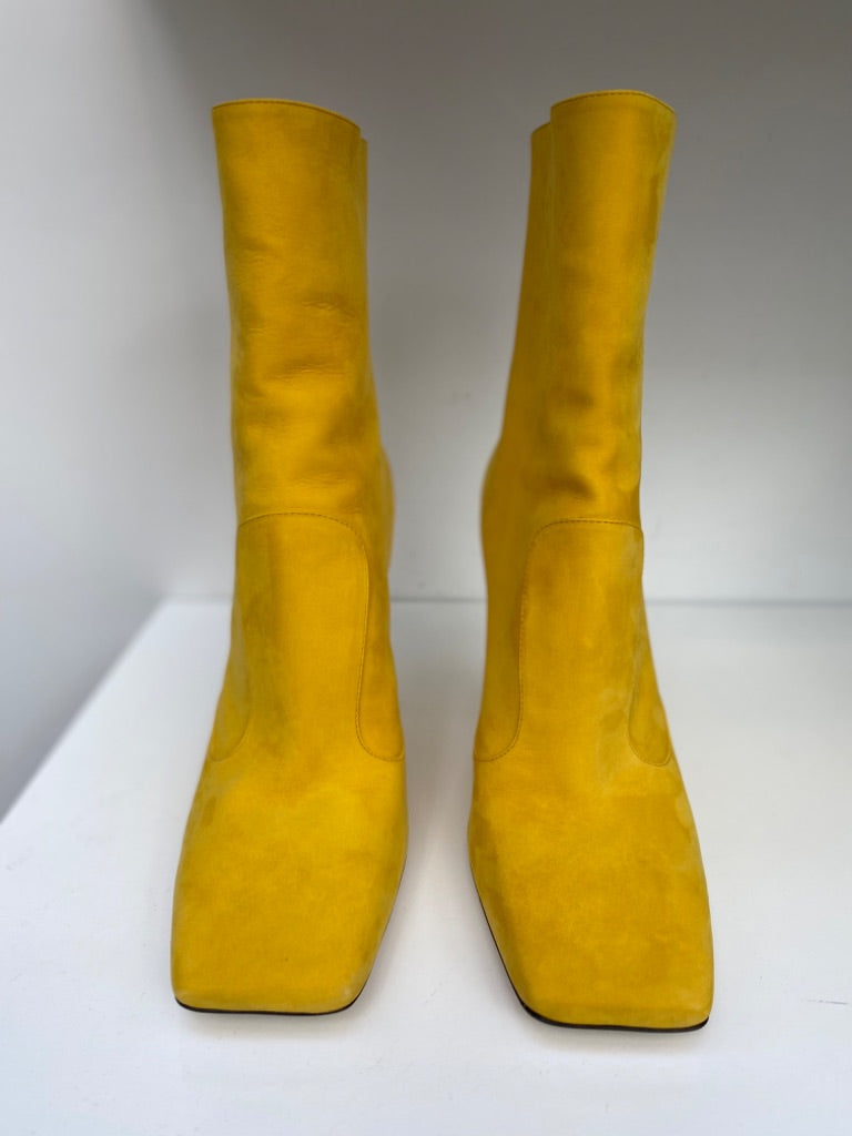 Fendi Boots Yellow Size 38.5