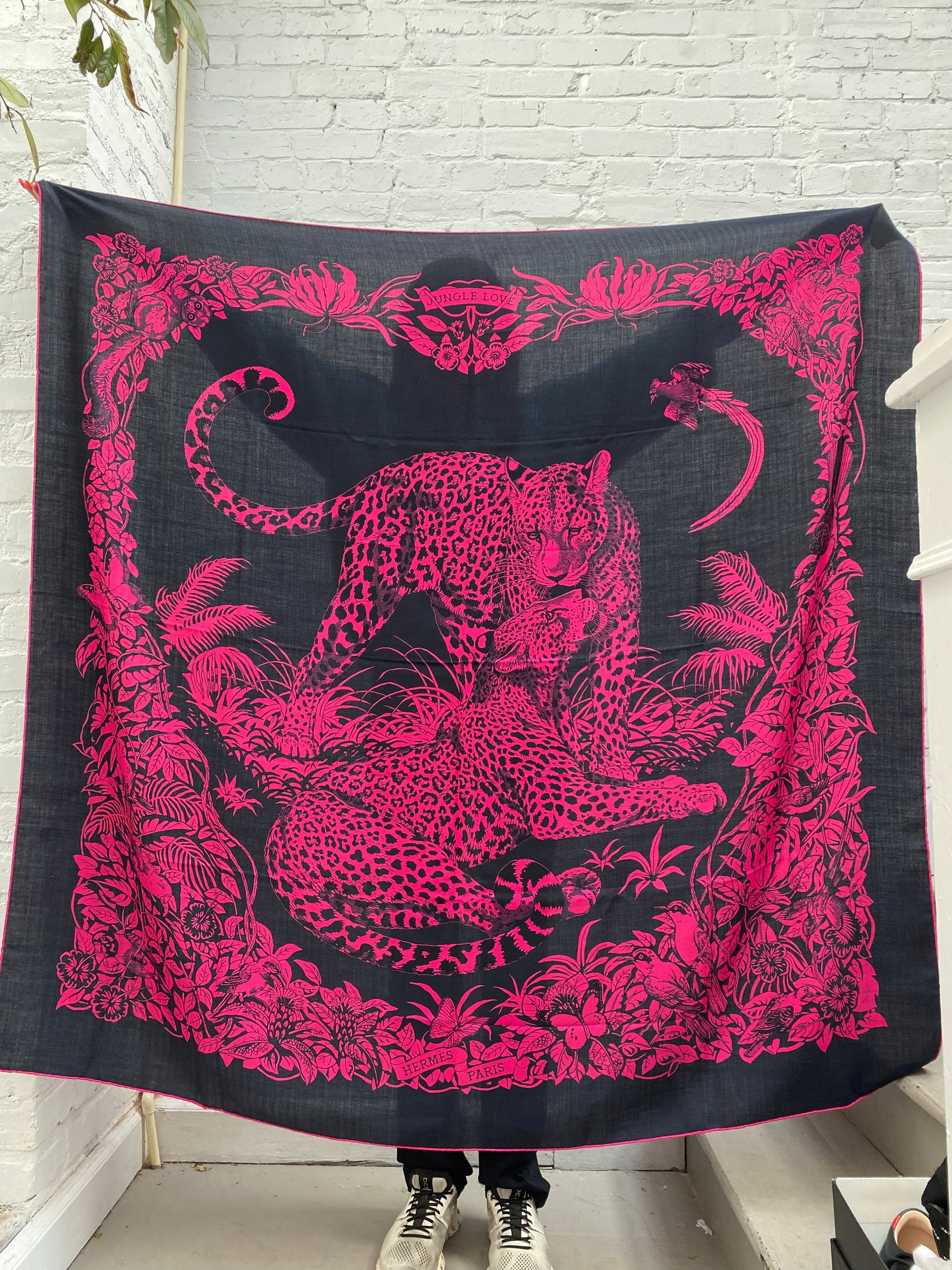 Hermes Cashmere Jungle Love Scarf – Airee Edwards