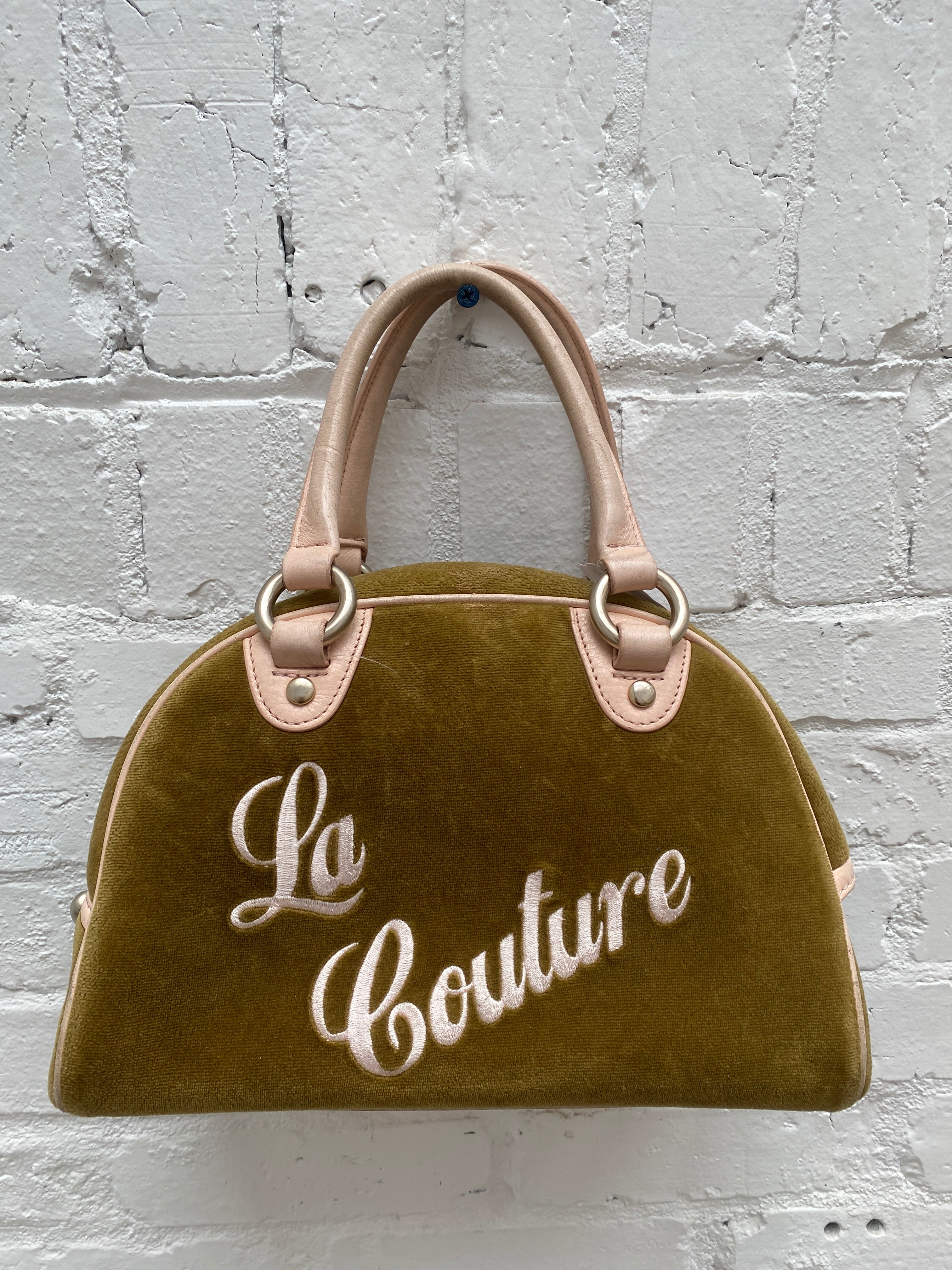 Juicy Couture Green Velvet Bag Edwards Worm Farm