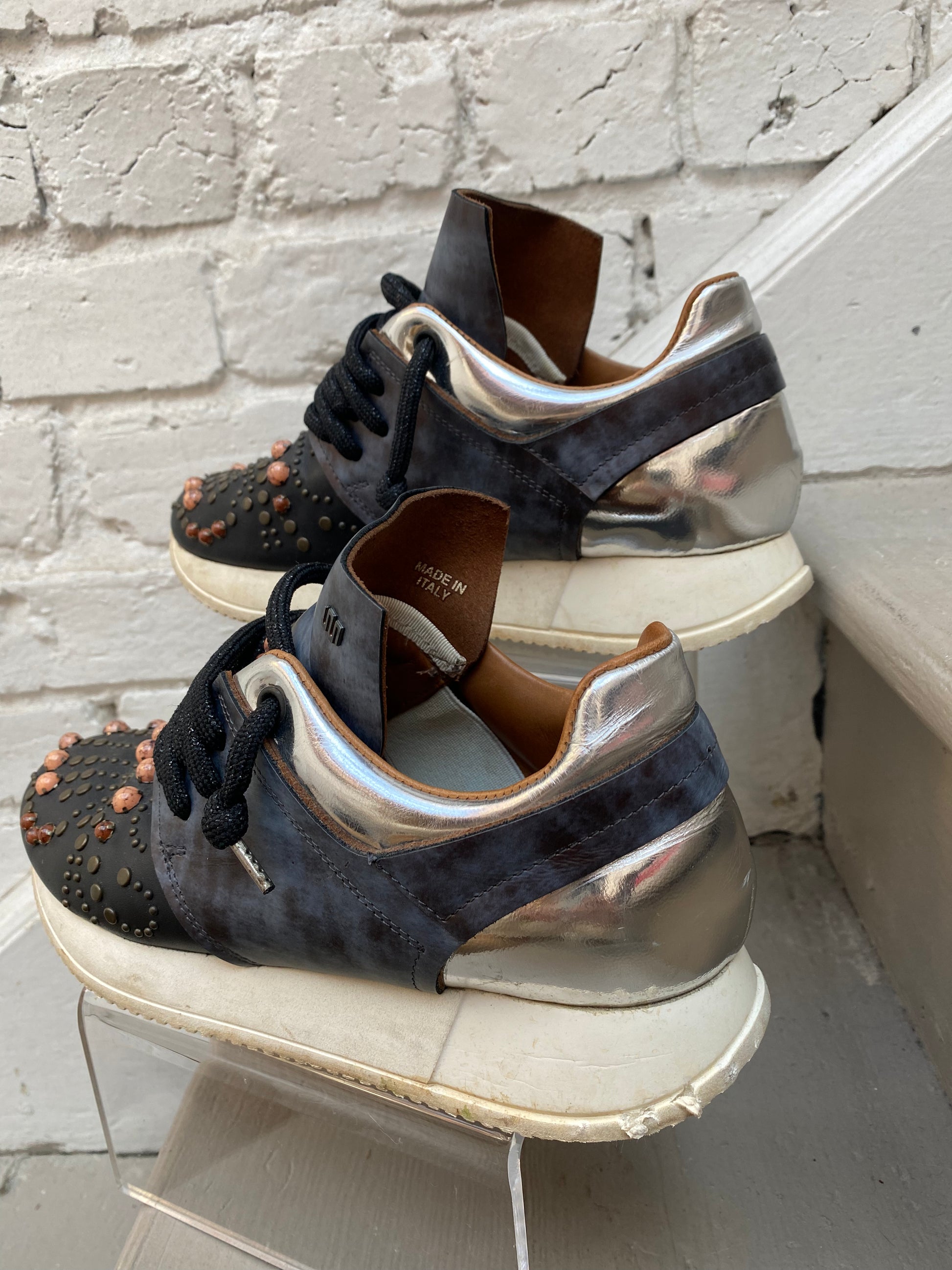 Crystal 2025 studded sneakers