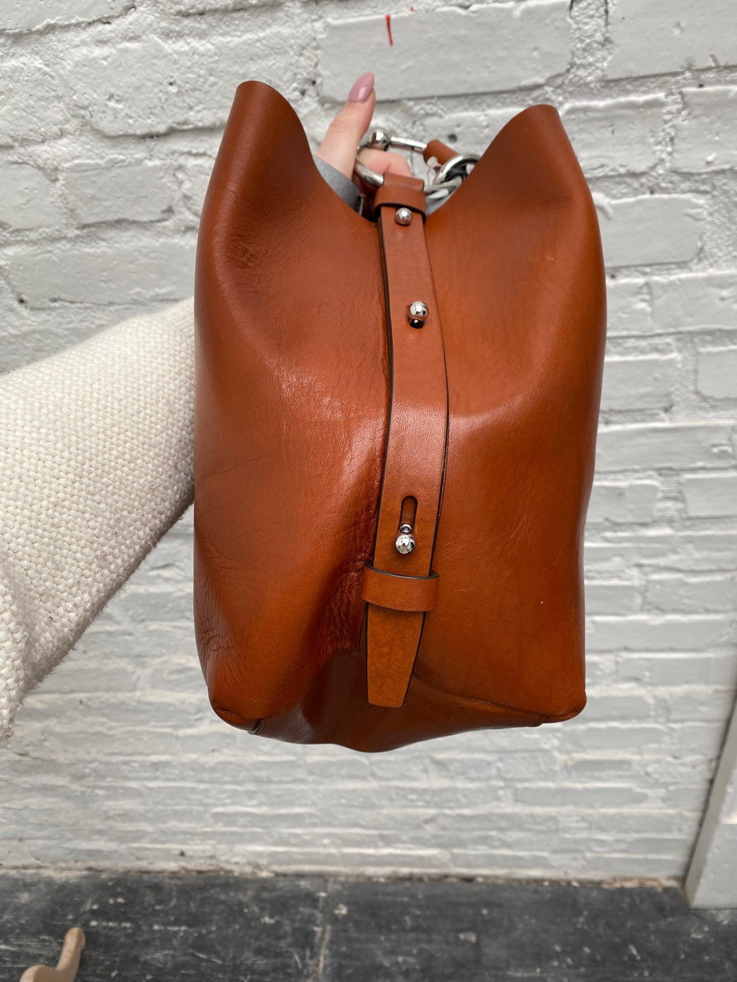Rebecca Minkoff Brown Leather Bucket Bag