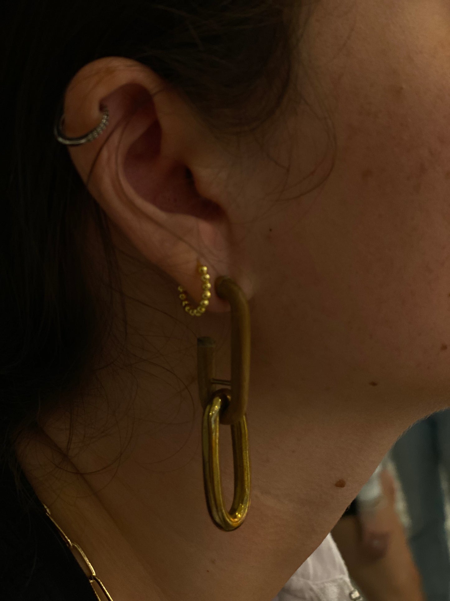 Soko Wooden/Gold Earrings