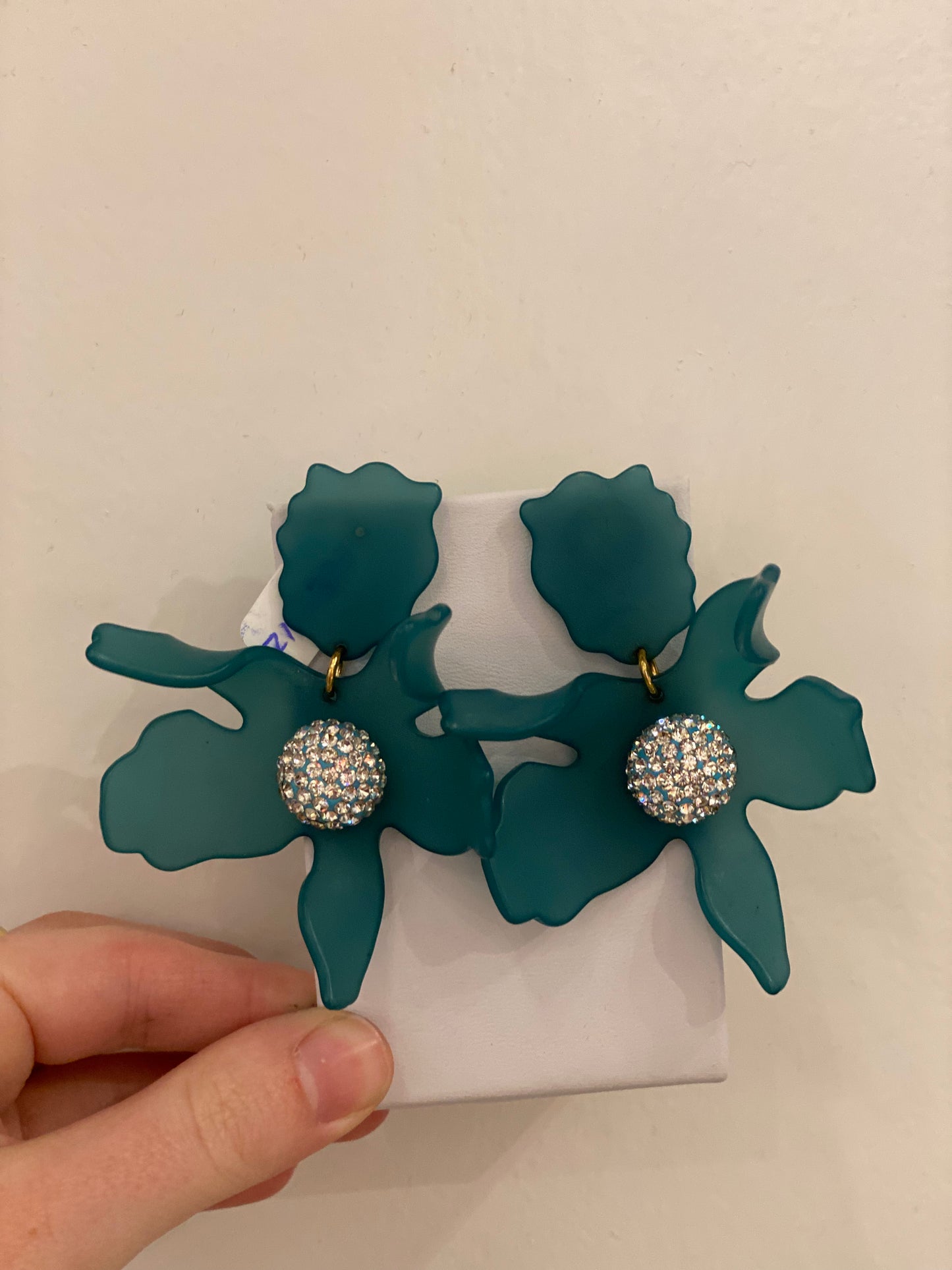 Lele Sadoughi Blue Lily Earrings